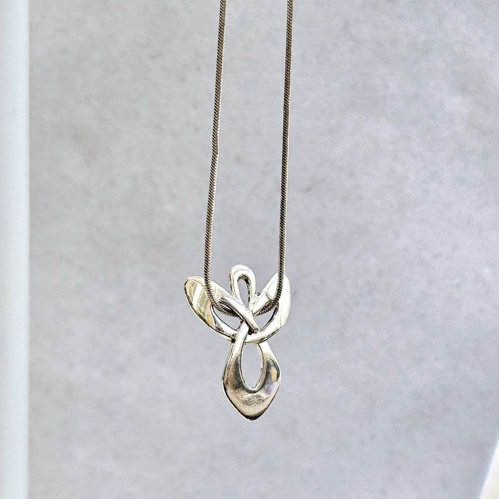 Carolyn Pollack Relios Angel Necklace 925 ITALY Sterling Silver - Picture 9 of 14